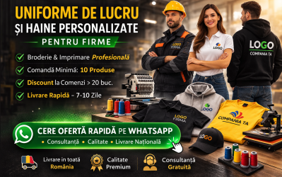 Uniforme de lucru și îmbrăcăminte personalizată pentru firme – Soluția completă B2B în 2026
