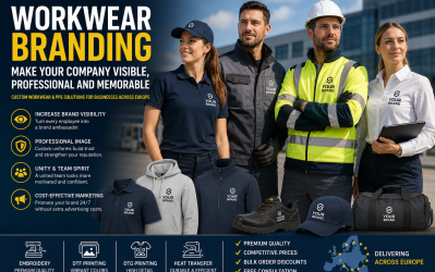 Branding Prin Uniforme și Echipamente Personalizate: Cum Îți Transformi Compania Într-un Brand Memorabil