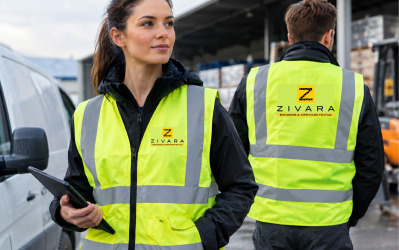 Veste reflectorizante personalizate pentru angajați