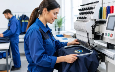 Broderie computerizată pentru uniforme rezistente