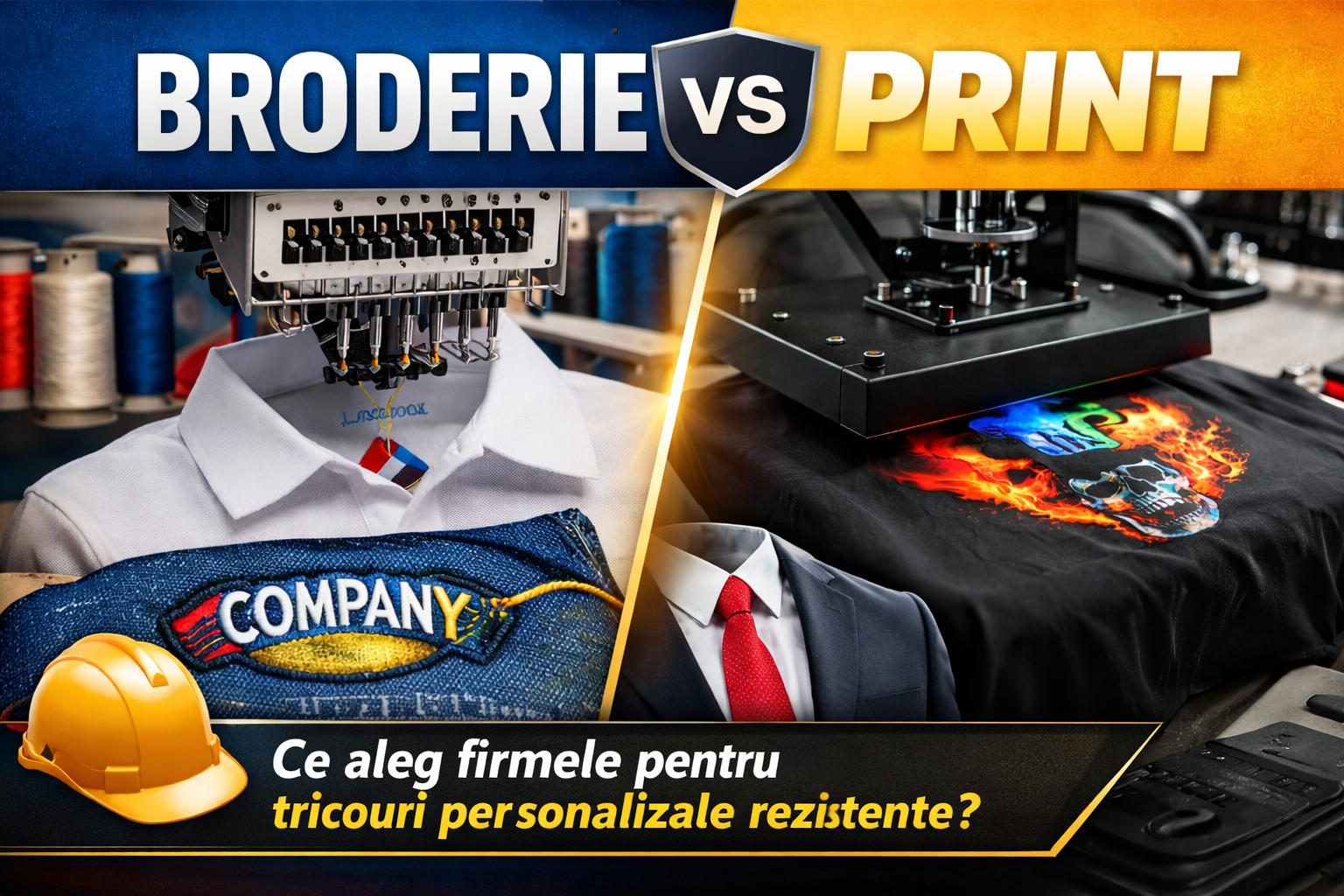 Embroidery vs Printing: Which Is Best for Custom Workwear, Uniforms and Branded Clothing?