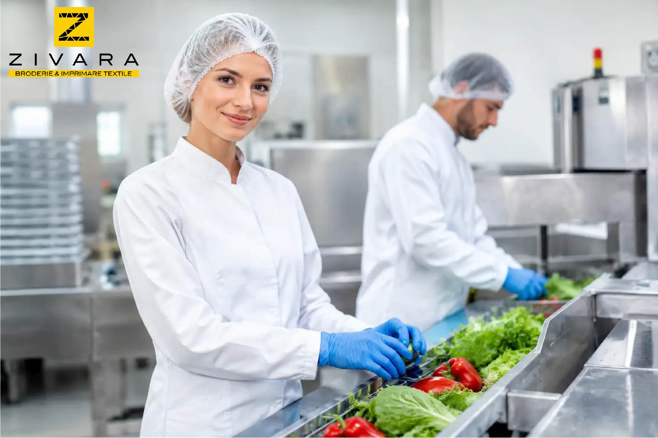 Uniforme pentru industria alimentară rezistente